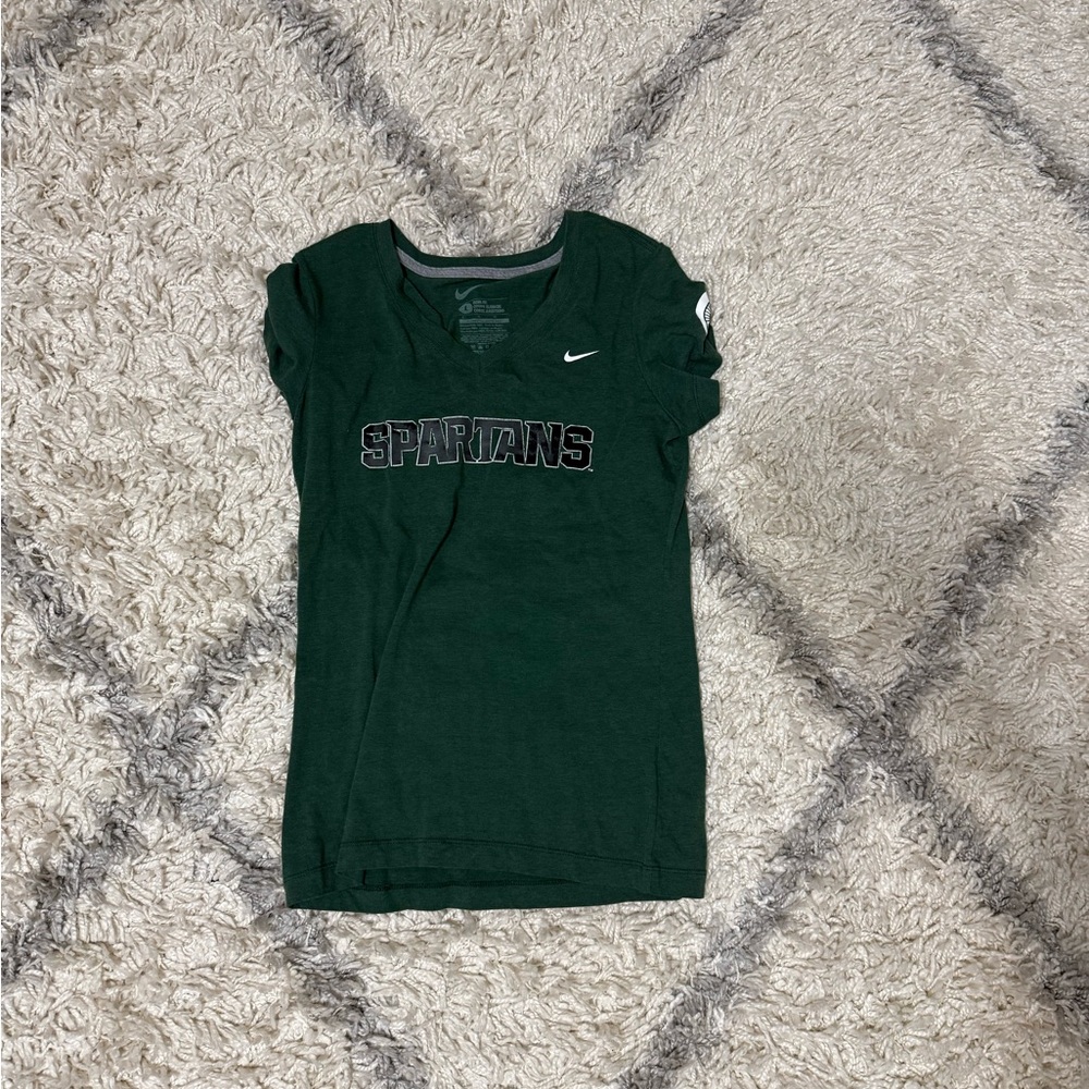 Green Michigan State Nike sportswear top size large